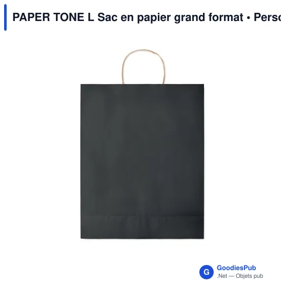 PAPER TONE L Sac en papier grand format - Image 6