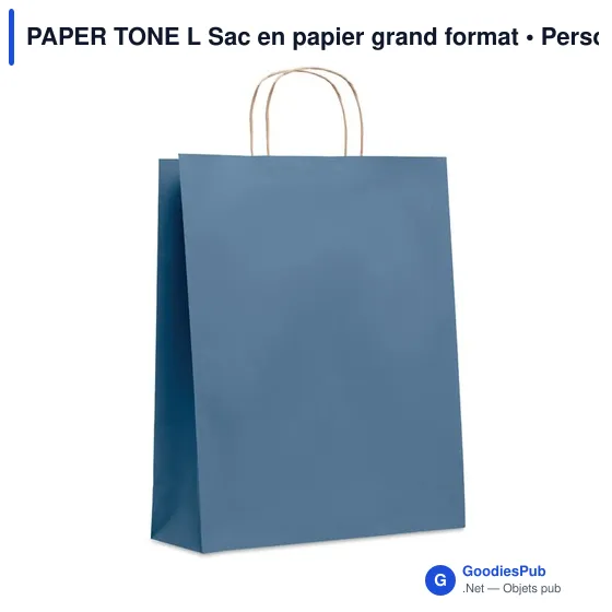 PAPER TONE L Sac en papier grand format - Image 7