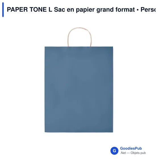 PAPER TONE L Sac en papier grand format - Image 8