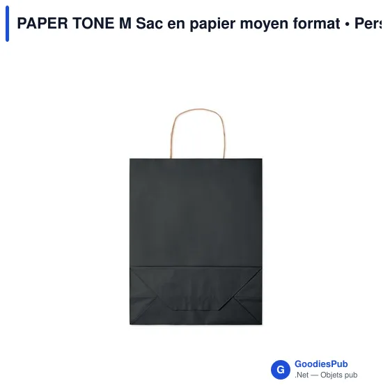 PAPER TONE M Sac en papier moyen format - Image 3