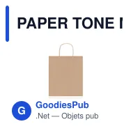 PAPER TONE M Sac en papier moyen format - Miniature 6
