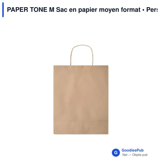 PAPER TONE M Sac en papier moyen format - Image 8