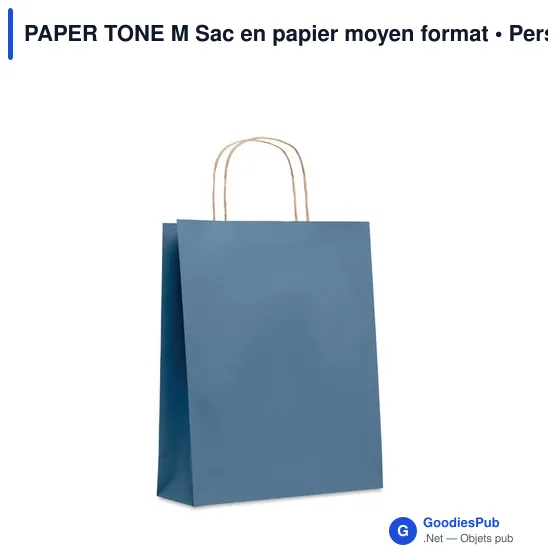 PAPER TONE M Sac en papier moyen format - Image 9