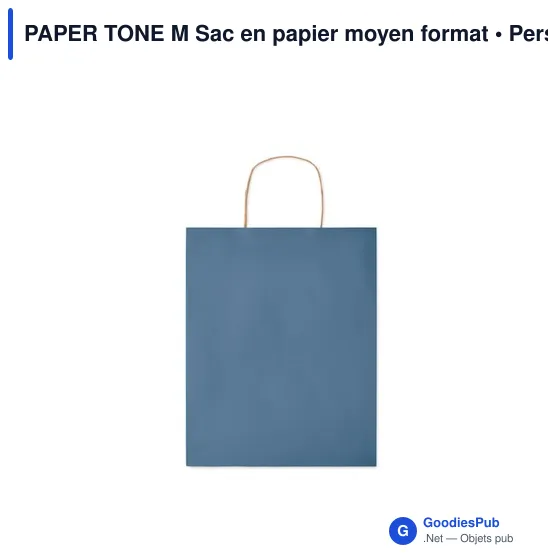 PAPER TONE M Sac en papier moyen format - Image 10