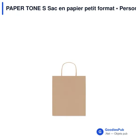 PAPER TONE S Sac en papier petit format - Image 2