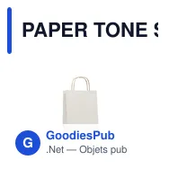 PAPER TONE S Sac en papier petit format - Miniature 11