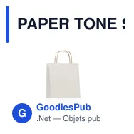 PAPER TONE S Sac en papier petit format - Miniature 12