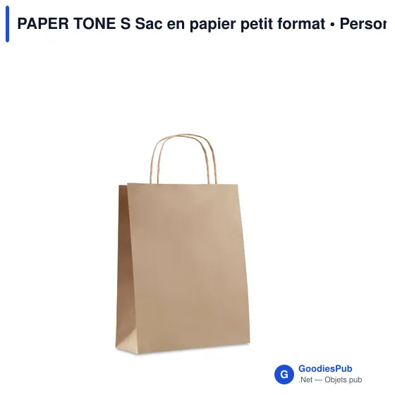 PAPER TONE S Sac en papier petit format - Image 3