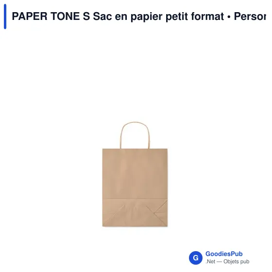 PAPER TONE S Sac en papier petit format - Image 4