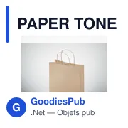 PAPER TONE S Sac en papier petit format - Miniature 5