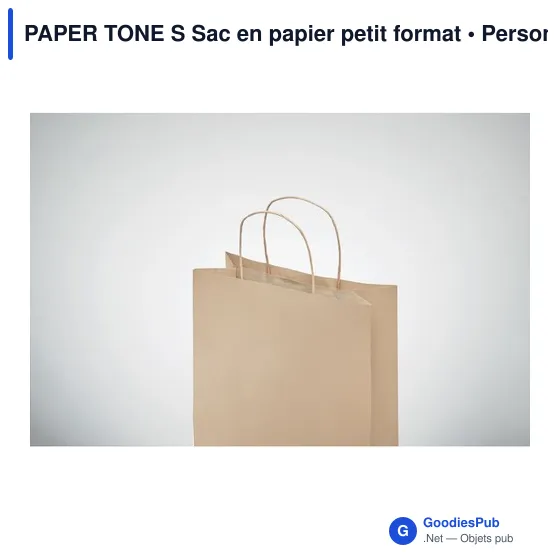 PAPER TONE S Sac en papier petit format - Image 5