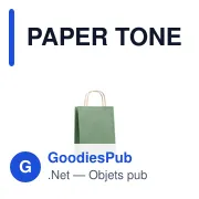 PAPER TONE S Sac en papier petit format - Miniature 6