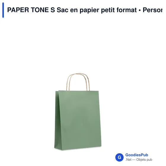 PAPER TONE S Sac en papier petit format - Image 6