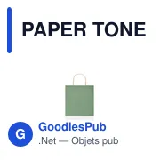 PAPER TONE S Sac en papier petit format - Miniature 7