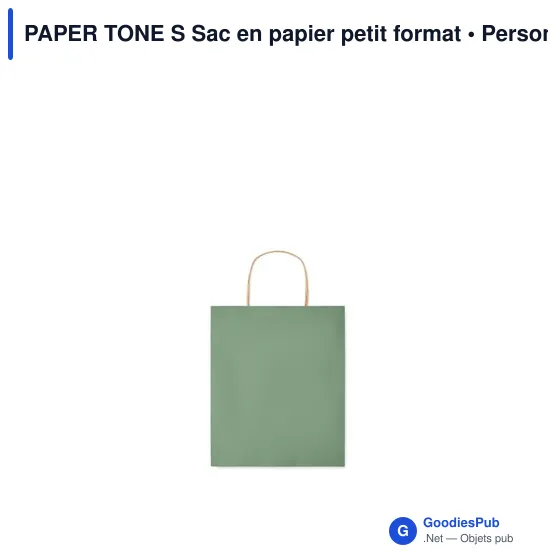 PAPER TONE S Sac en papier petit format - Image 7