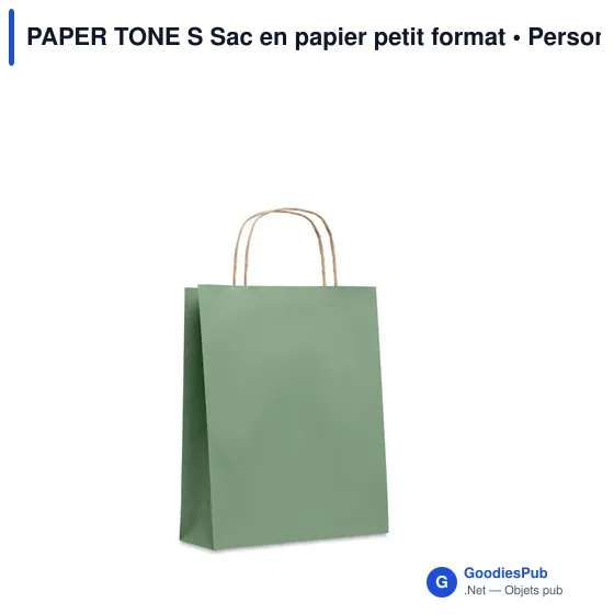 PAPER TONE S Sac en papier petit format - Image 8