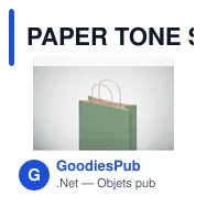 PAPER TONE S Sac en papier petit format - Miniature 10