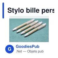 Stylo bille personnalisable en paille de blé avec logo - Miniature 8