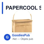 PAPERCOOL Sac isotherme 6 canettes - Miniature 1