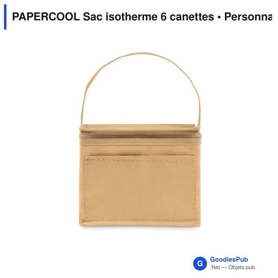 PAPERCOOL Sac isotherme 6 canettes - Image 3
