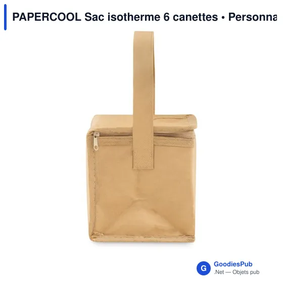 PAPERCOOL Sac isotherme 6 canettes - Image 5