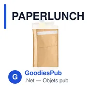 PAPERLUNCH Sac à lunch en papier 3L. - Miniature 3