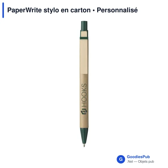 Stylo bille personnalisable en carton avec logo - PaperWrite - Image 6