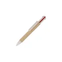 Variante Nature - Stylo bille 4 couleurs personnalisable en papier avec logo