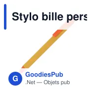 Stylo bille personnalisable en PP recyclé avec logo - R-PP - Miniature 5