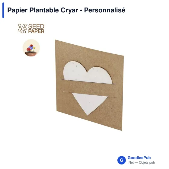 Papier Plantable Cryar - Image 1