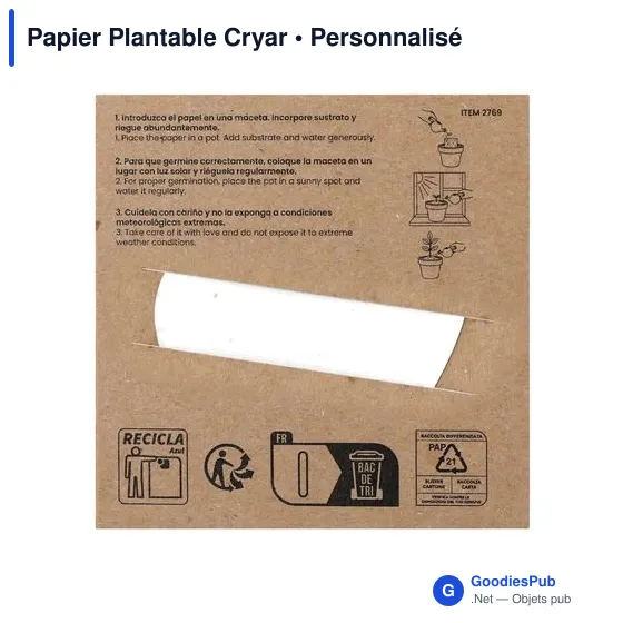 Papier Plantable Cryar - Image 6