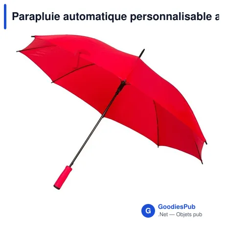 Parapluie automatique personnalisable avec logo - Dwight
