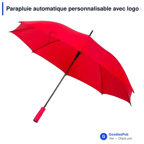 Parapluie automatique personnalisable avec logo - Dwight - Image 1
