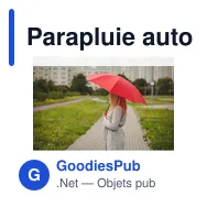 Parapluie automatique personnalisable avec logo - Dwight - Miniature 3