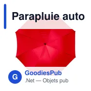 Parapluie automatique personnalisable avec logo - Dwight - Miniature 6