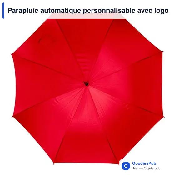 Parapluie automatique personnalisable avec logo - Dwight - Image 6