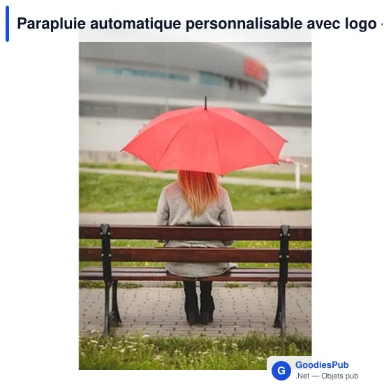 Parapluie automatique personnalisable avec logo - Dwight - Image 8