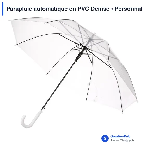 Parapluie automatique en PVC  Denise - Image 2