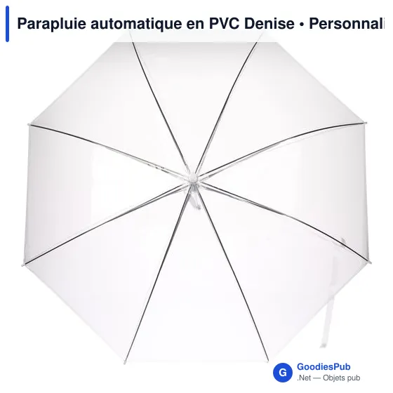 Parapluie automatique en PVC  Denise - Image 4