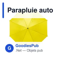Parapluie automatique personnalisable avec logo - modèle KK8COJ - Miniature 2