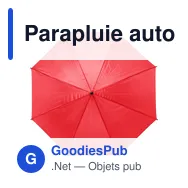 Parapluie automatique personnalisable avec logo - modèle KK8COJ - Miniature 6