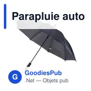 Parapluie automatique personnalisable avec logo - modèle KK8COJ - Miniature 7