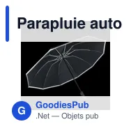 Parapluie automatique personnalisable Mauro Conti avec logo - Miniature 1