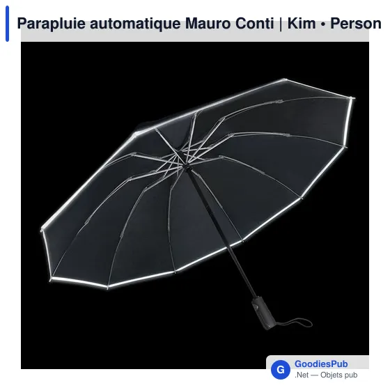 Parapluie automatique personnalisable Mauro Conti avec logo - Image 1
