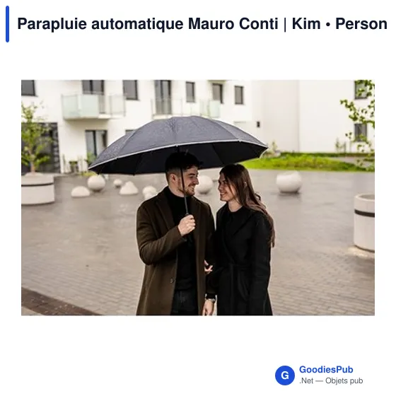 Parapluie automatique personnalisable Mauro Conti avec logo - Image 2