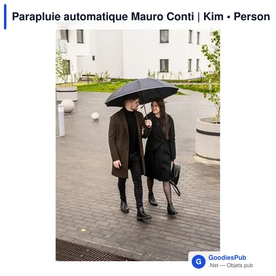 Parapluie automatique personnalisable Mauro Conti avec logo - Image 3