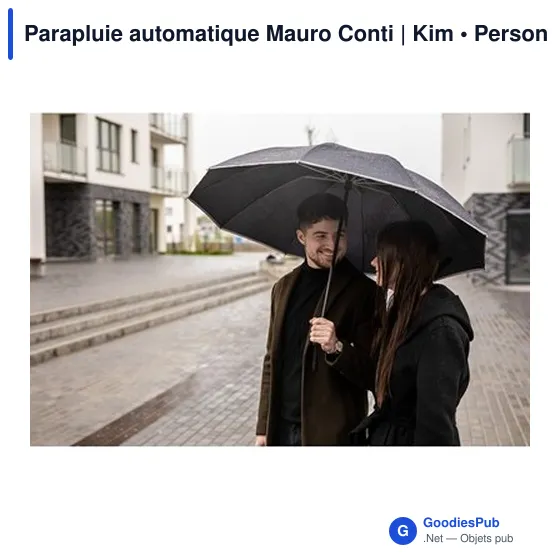Parapluie automatique personnalisable Mauro Conti avec logo - Image 4