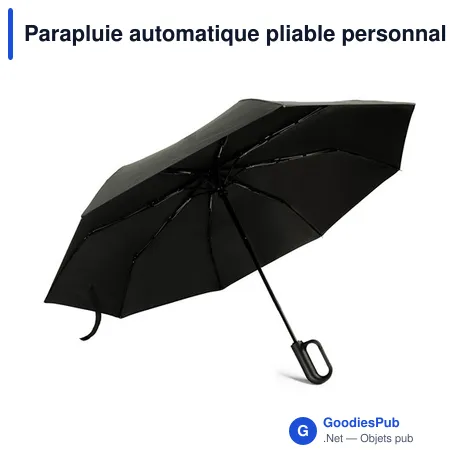 Parapluie automatique pliable personnalisable avec logo - Kymbrea