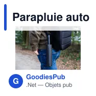 Parapluie automatique pliable personnalisable avec logo - Kymbrea - Miniature 2