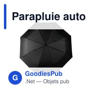 Parapluie automatique pliable personnalisable avec logo - Kymbrea - Miniature 11